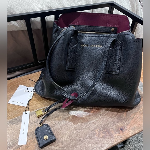 Marc Jacobs The Editor Tote, Black M0012564 - Picture 1 of 7